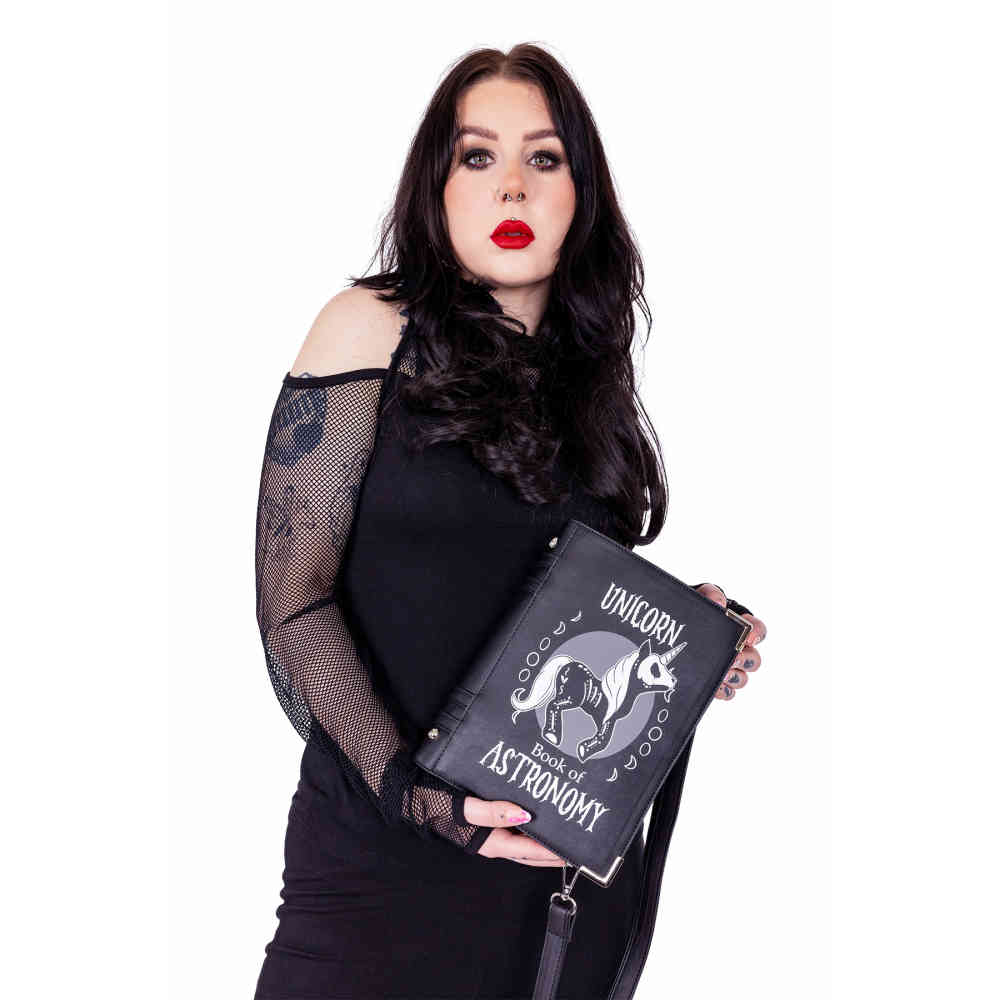 Cupcake Cult - Unicorn Astronomy Book Sac d'épaule - Noir